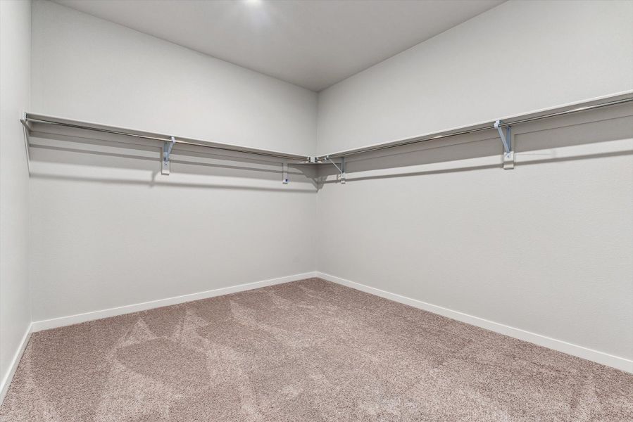 A room with a carpet and a carpet.