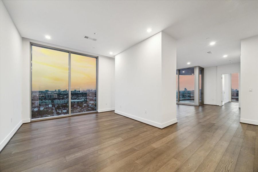 Spacious, unfurnished interior of a new home in Residences At The Allen, Houston (Image 21). Spacious, unfurnished interior of a new home in Residences At The Allen, Houston (Image 21).