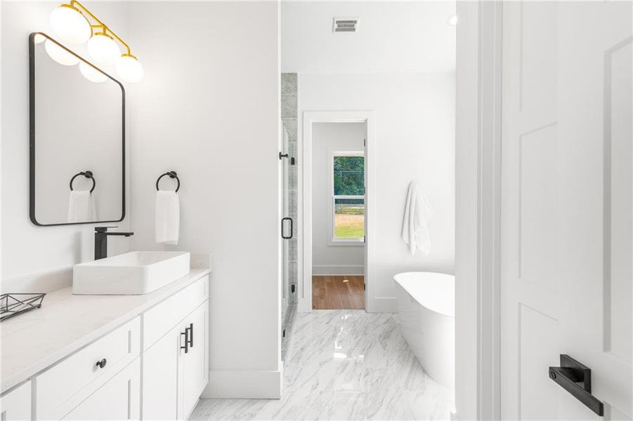 Furnished interior view inside a new home in , Alpharetta (Image 7). Furnished interior view inside a new home in , Alpharetta (Image 7).