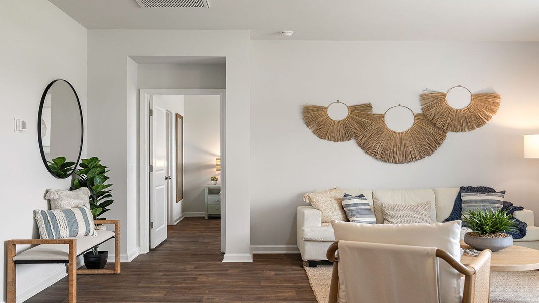 Furnished interior view inside a new home in Pineview North, Summerville (Image 22).