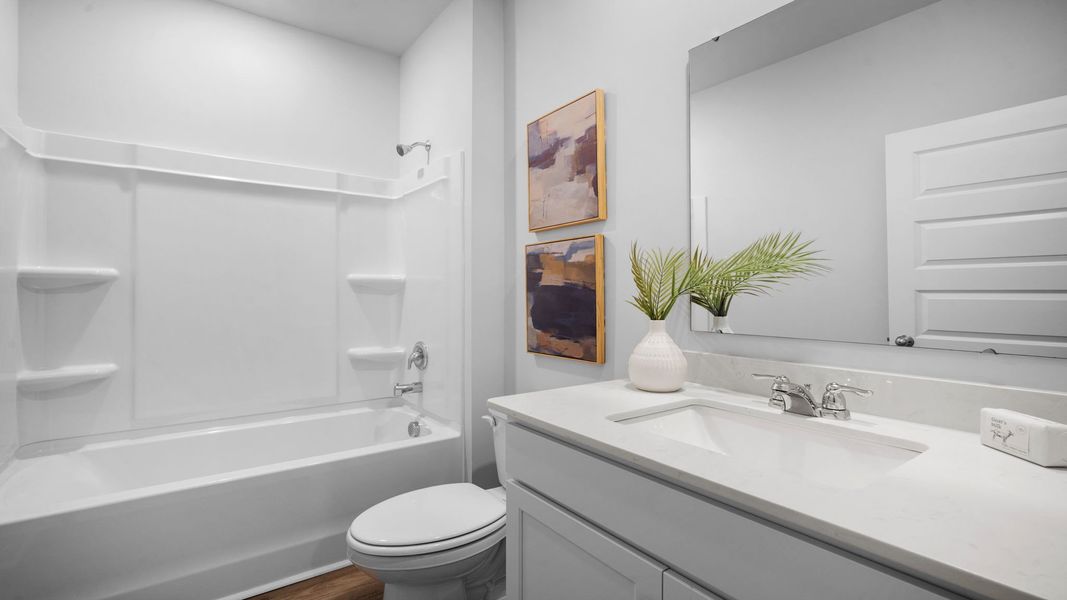 Furnished interior view inside a new home in Fernhill Farms, Statesboro (Image 32).