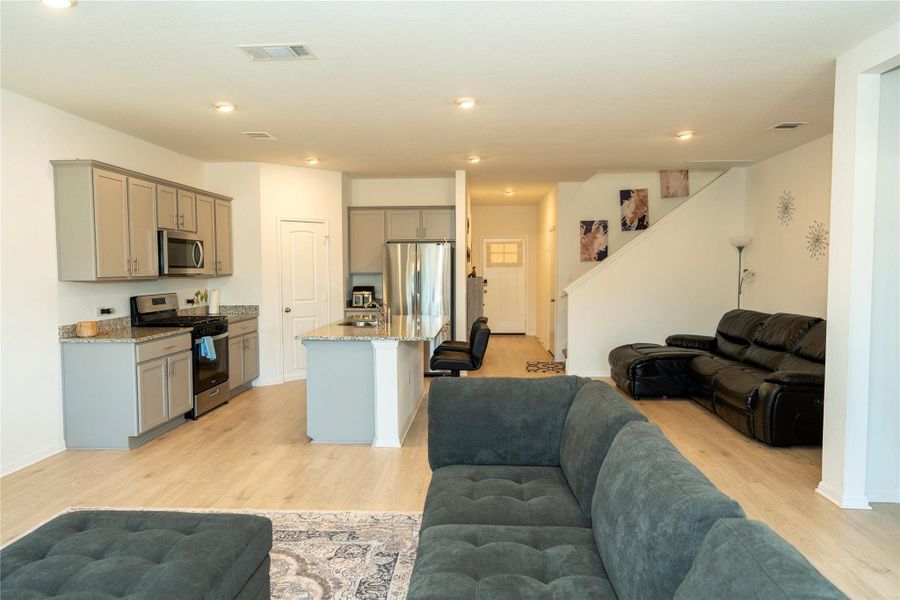 Furnished interior view inside a new home in , Leander (Image 12).