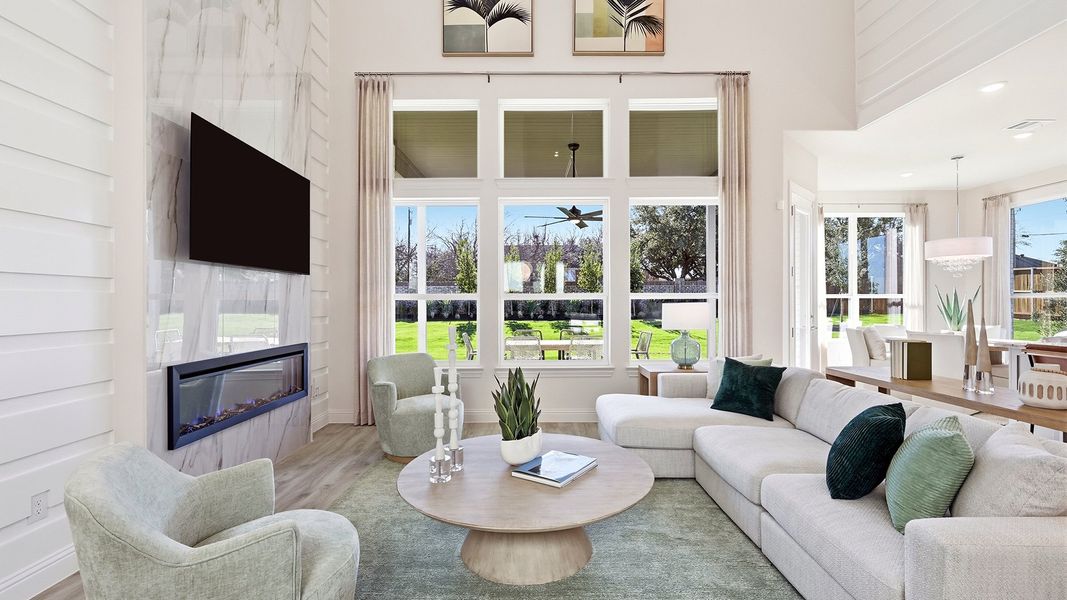 Representative furnished interior of a home built from the Dartmouth by DRB Homes in Green Meadows Classic, Celina (Image 8). Representative furnished interior of a home built from the Dartmouth by DRB Homes in Green Meadows Classic, Celina (Image 8).