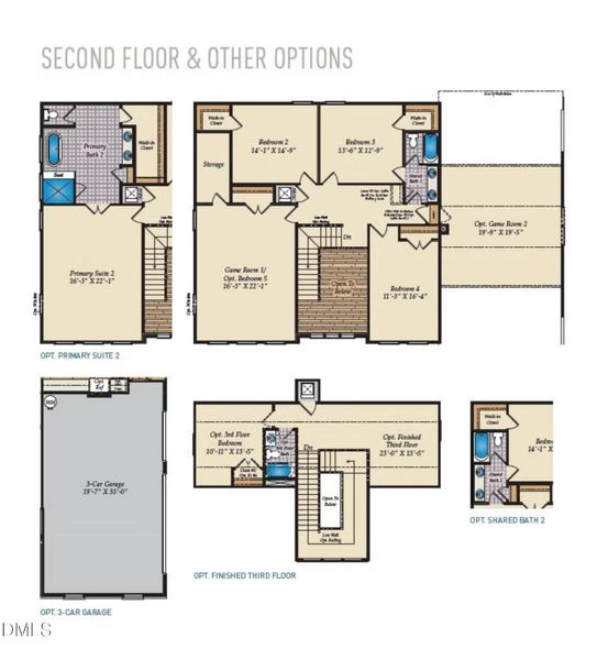 Lexington Floor Plan - Second Floor