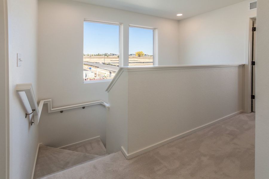 Representative unfurnished interior of a home built from the Marigold by Hartford Homes in Bloom, Fort Collins (Image 23).