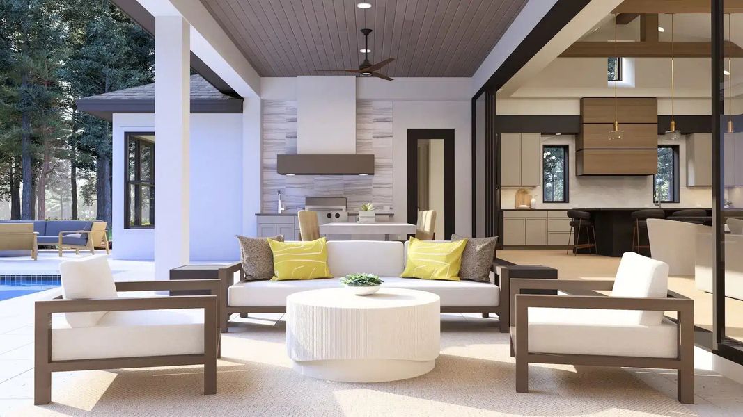 Representative furnished interior of a home built from the Callaway by AR HOMES in Southern Hills Plantation, Brooksville (Image 13).