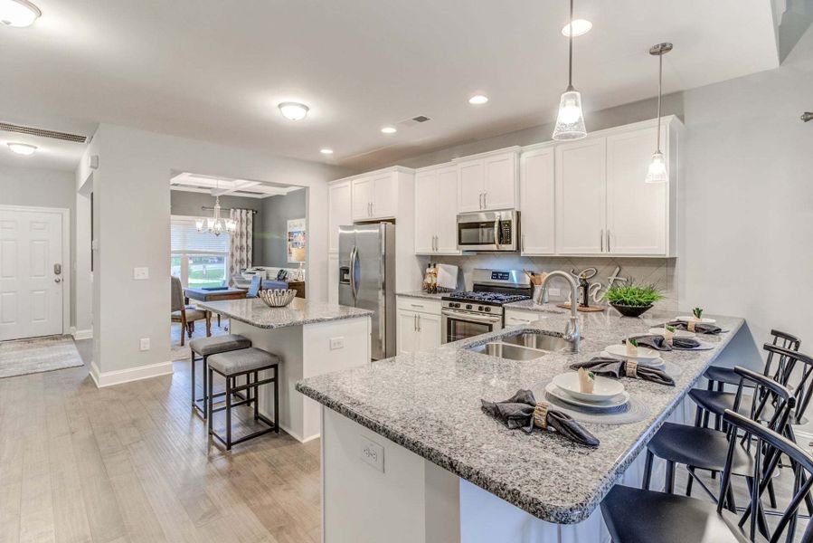Representative furnished interior of a home built from the Rivermist by Caviness & Cates Communities in Maggie Way, Wendell (Image 167).