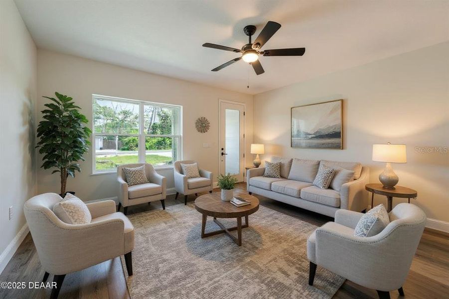 Furnished interior view inside a new home in , Deland (Image 4).