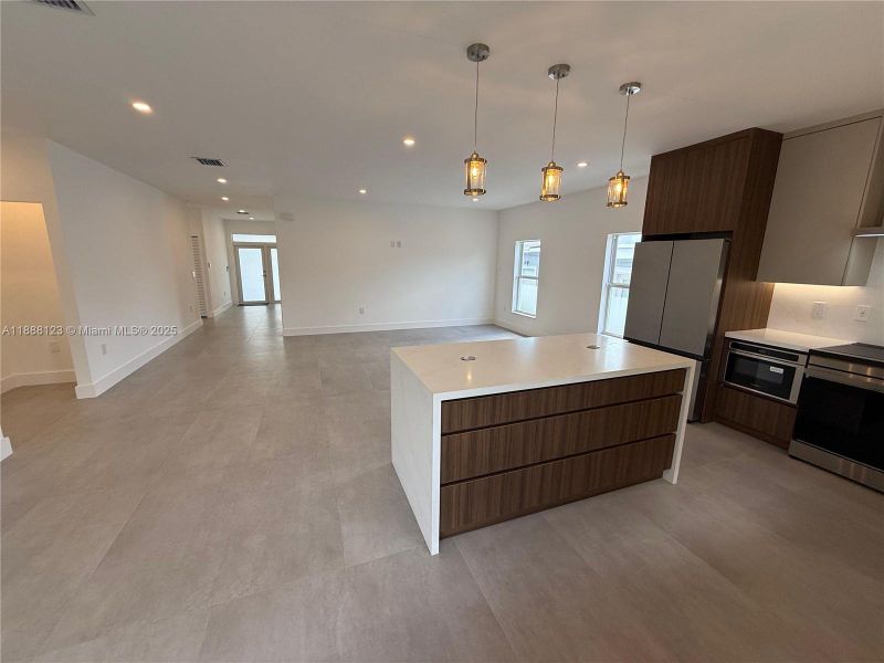 Furnished interior view inside a new home in , Miami (Image 9).