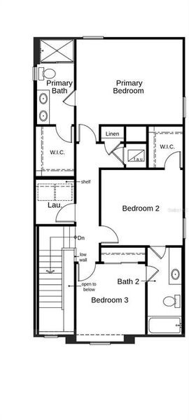 2D floor plan layout of this home in Bellaviva III at Westside, Davenport, FL (Image 4). 2D floor plan layout of this home in Bellaviva III at Westside, Davenport, FL (Image 4).