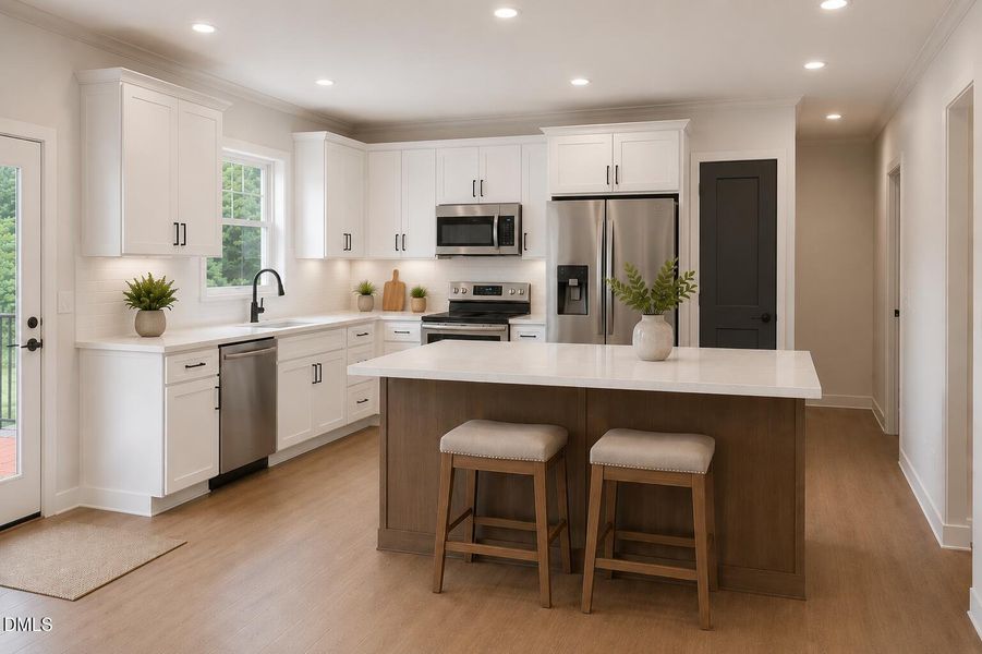 virtual rendering- kitchen