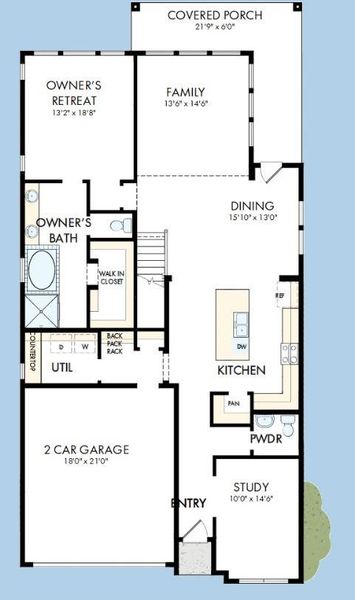 The success of a floor plan is the way you can move through it…You’ll be amazed at how well this home lives…We call it traffic patterns.