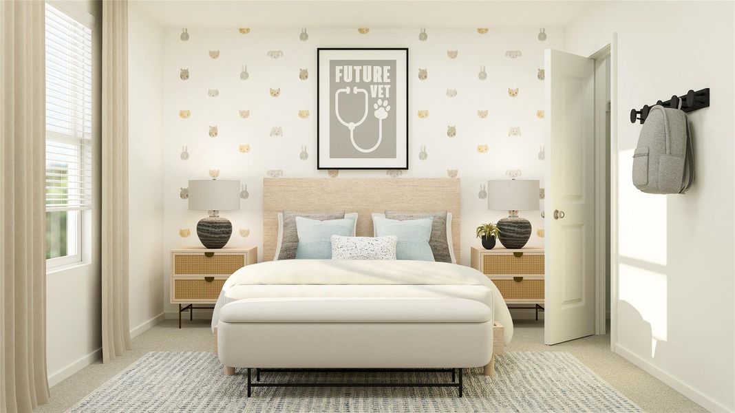 Furnished interior view inside a new home in Firefly Pointe, Hutto (Image 28).