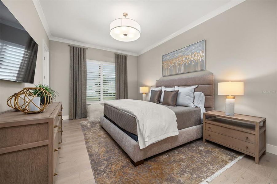 Furnished interior view inside a new home in , Parrish (Image 57).
