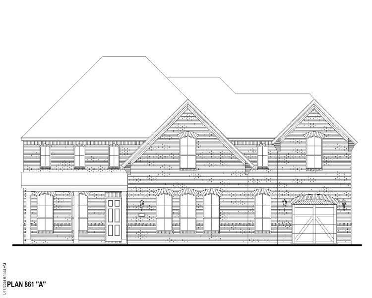 Plan 861 Elevation A