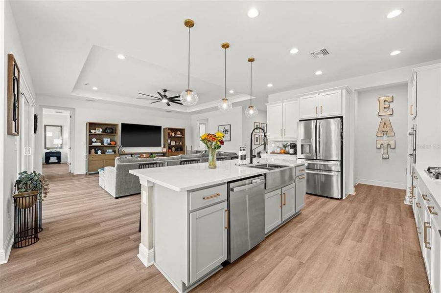 Furnished interior view inside a new home in , Punta Gorda (Image 30).