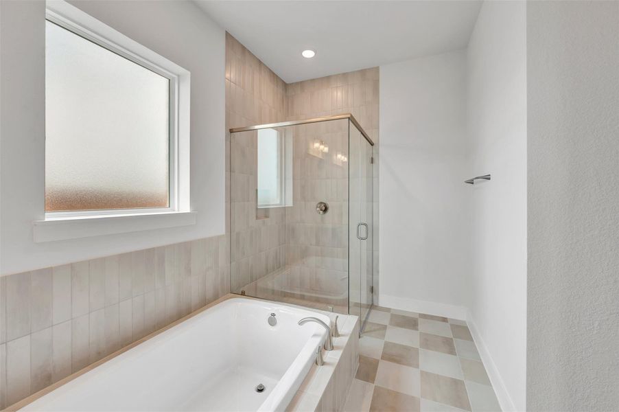 Furnished interior view inside a new home in Elyson - Reserve Collection, Katy (Image 11).