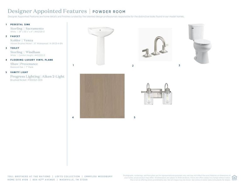 Sample of building materials used in homes in The Nations, Nashville (Image 11).