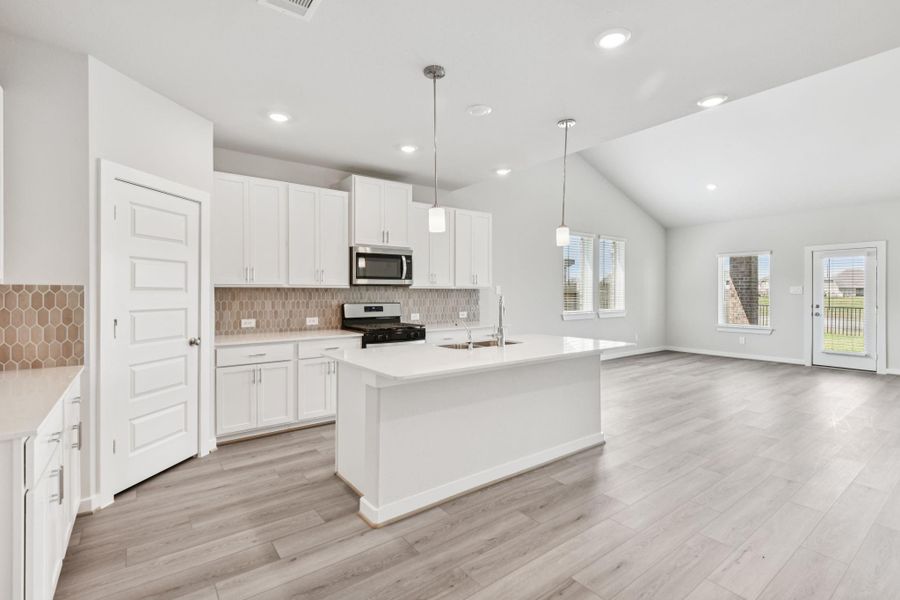 Photo is not of the actual home, but is an inspirational photo of builder’s model home and may depict options, furnishings, and/or decorator features that are not included