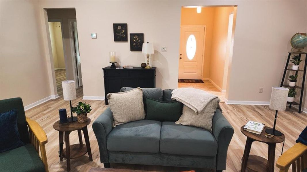 Furnished interior view inside a new home in , Fort Worth (Image 3).