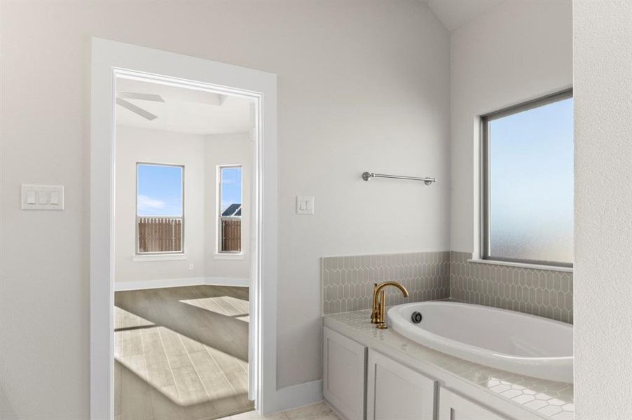 Furnished interior view inside a new home in Callan Village, Lorena (Image 10).