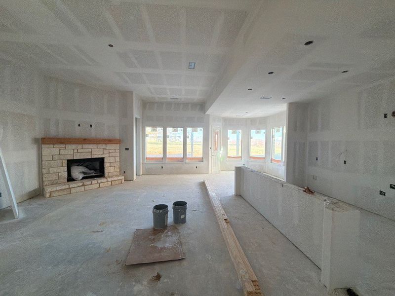 In-progress construction of a new home in Covenant Springs, Springtown, TX (Image 6).