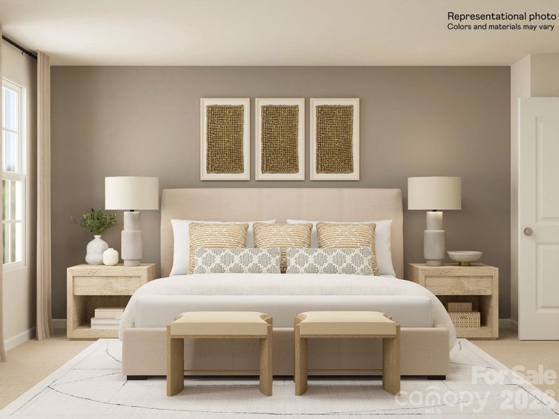 Furnished interior view inside a new home in Shannon Woods, Maiden (Image 10).