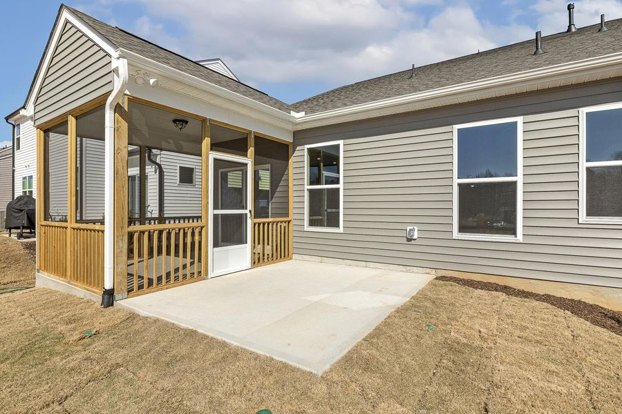 Front exterior of a new home in 1158 Place, Wilson, NC, highlighting curb appeal (Image 23).
