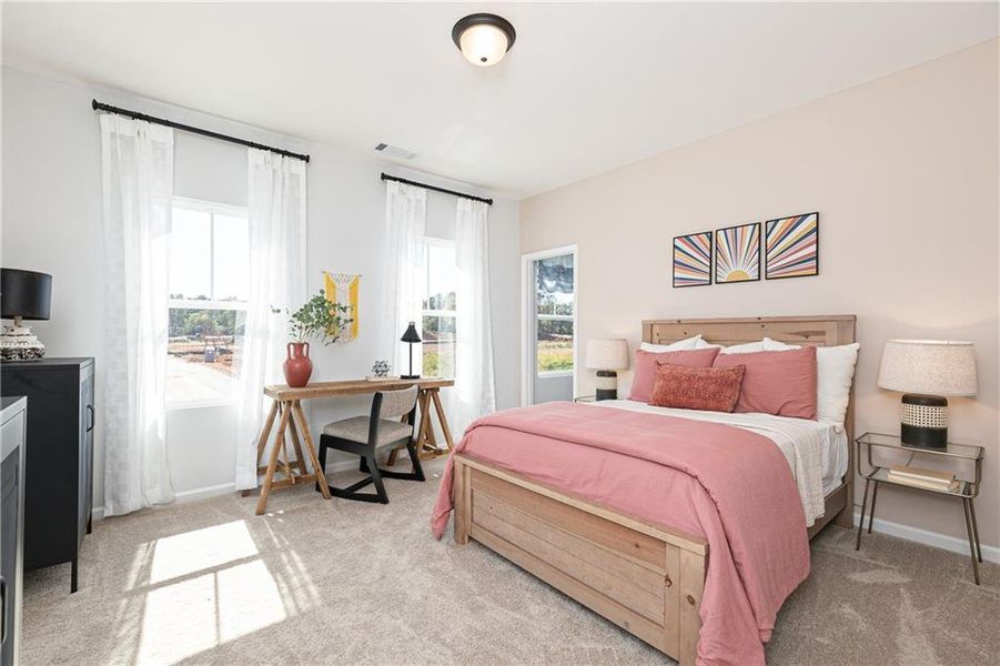 Furnished interior view inside a new home in Annsbury Park, Lilburn (Image 18).
