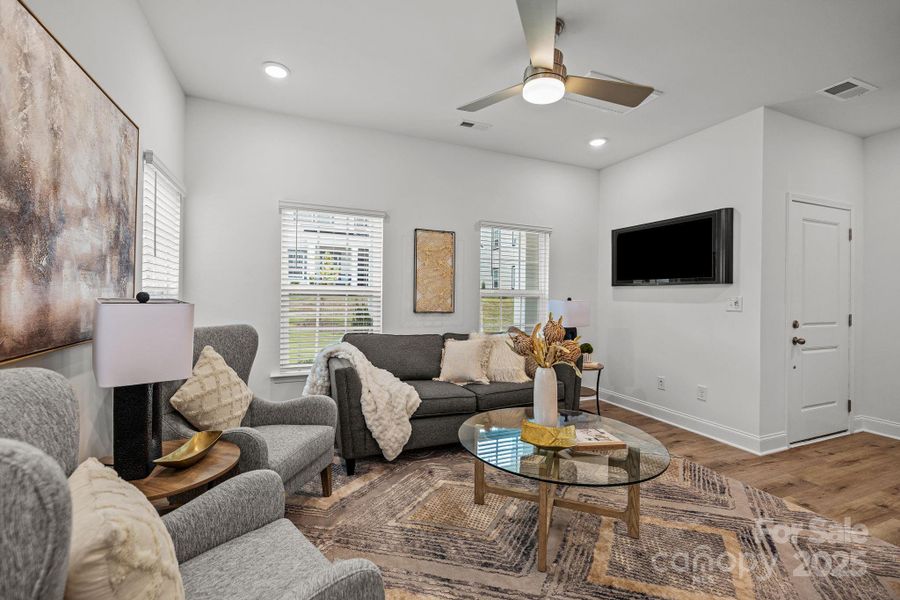 Furnished interior view inside a new home in Sycamore Trail, Matthews (Image 5).
