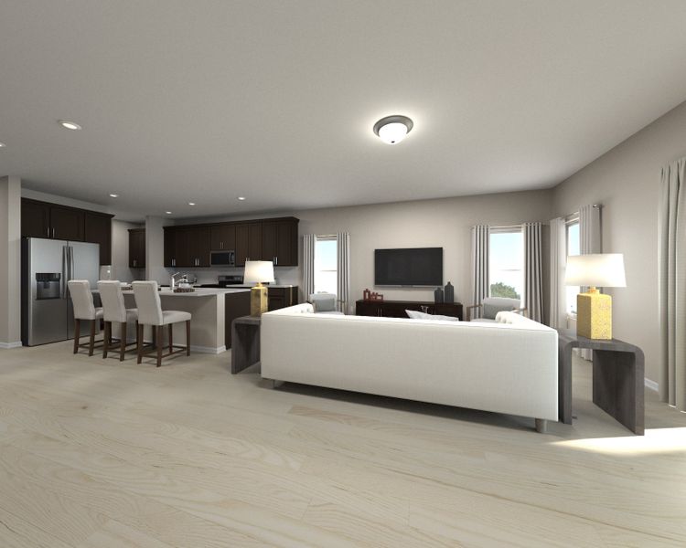 Furnished interior view inside a new home in Ridgehaven - Signature Series, Ormond Beach (Image 5).