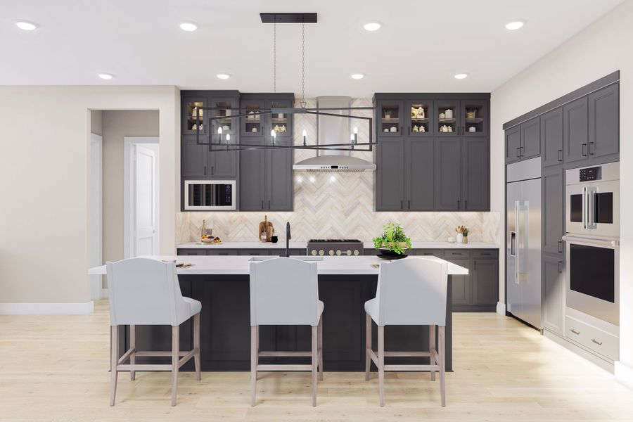 Image 25 representing the Lamesa by Tri Pointe Homes in Harvest Green, Richmond, TX.