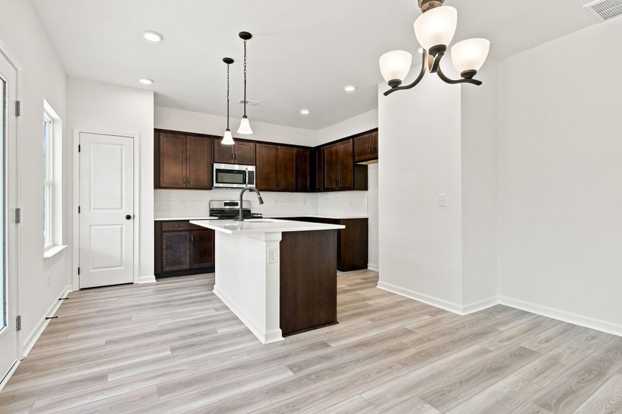 Furnished interior view inside a new home in Hampshire Hills, Columbia (Image 7). Furnished interior view inside a new home in Hampshire Hills, Columbia (Image 7).