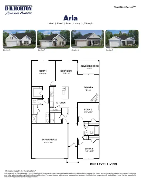 2D floor plan layout for the Aria by D.R. Horton in Porters Landing, Wendell, NC (Image 3). 2D floor plan layout for the Aria by D.R. Horton in Porters Landing, Wendell, NC (Image 3).