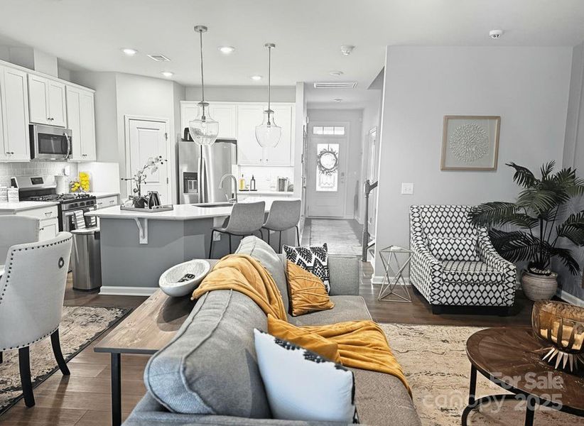 Furnished interior view inside a new home in , Charlotte (Image 14).