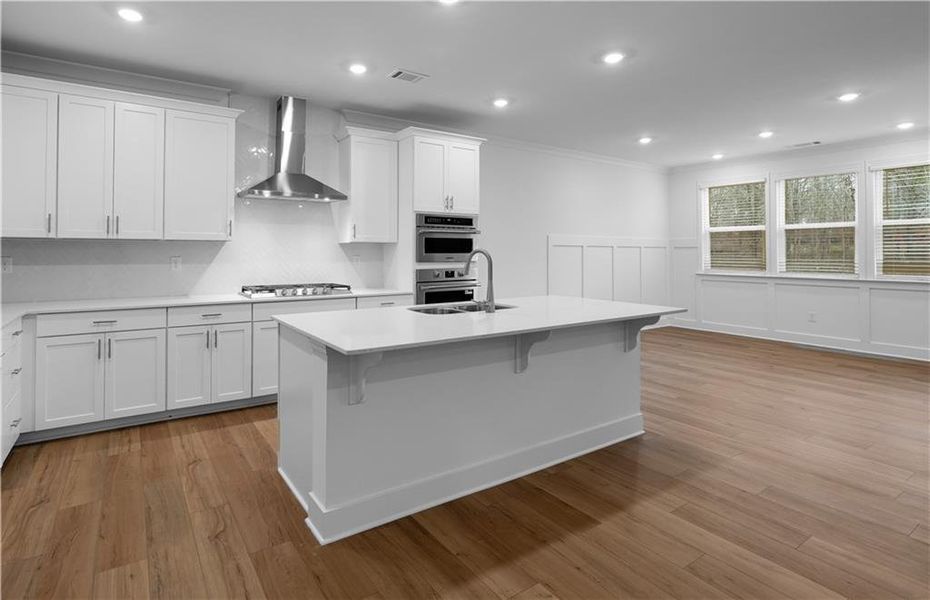 Furnished interior view inside a new home in Wellington Estates, Madison (Image 4).