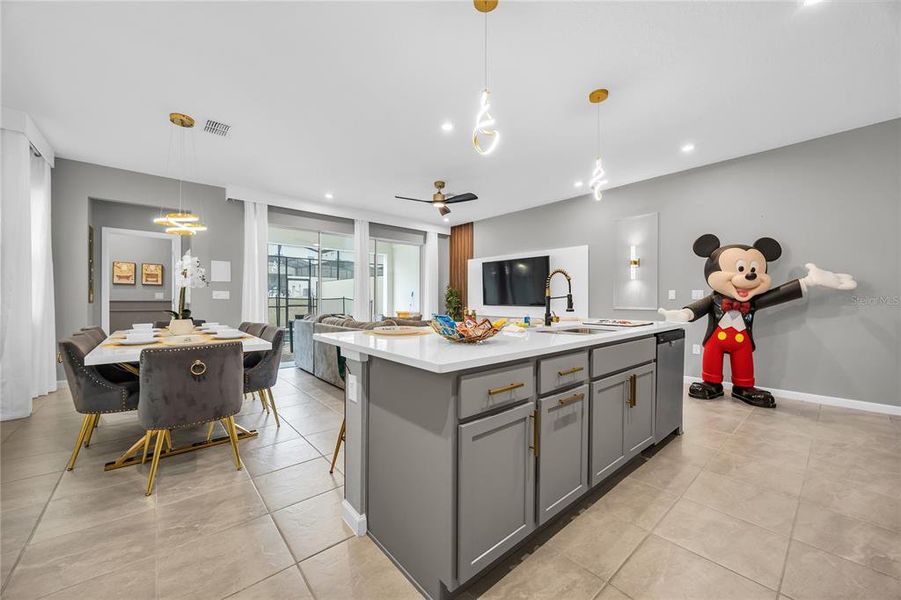 Furnished interior view inside a new home in , Kissimmee (Image 12).