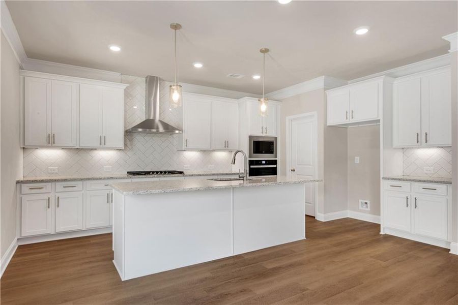 Furnished interior view inside a new home in Hidden Fields, Hoschton (Image 9).