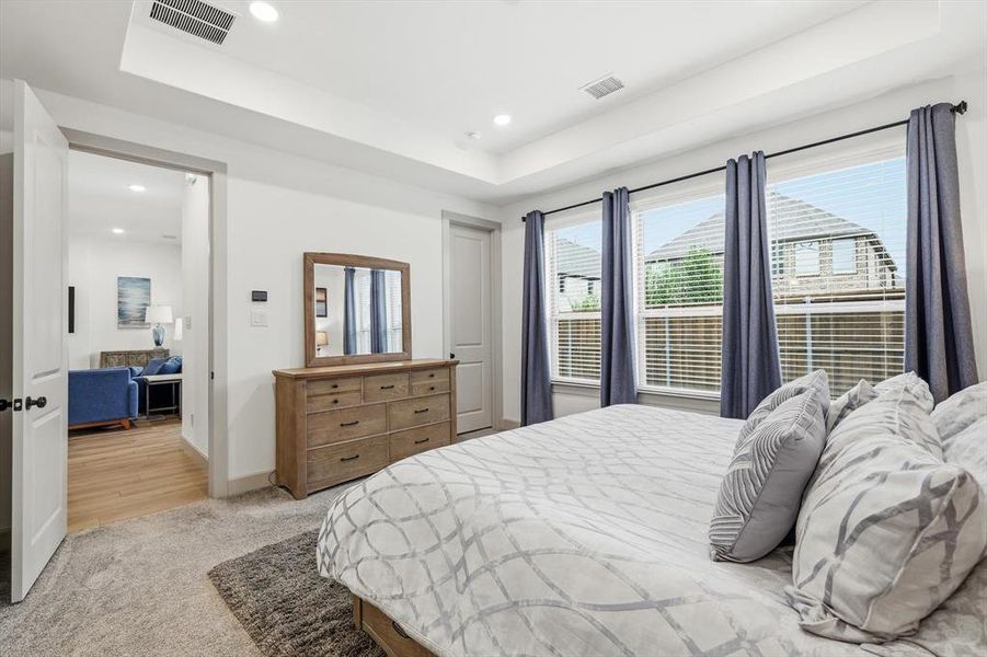 Furnished interior view inside a new home in Estates at Stacy Crossing, McKinney (Image 8).