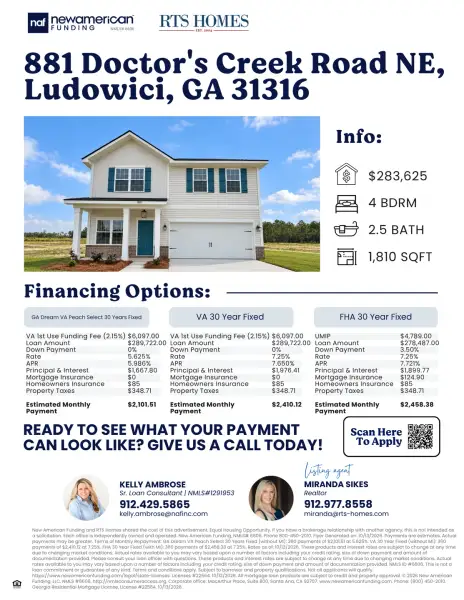 2D floor plan layout of this home in Doctor's Creek, Ludowici, GA (Image 17). 2D floor plan layout of this home in Doctor's Creek, Ludowici, GA (Image 17).