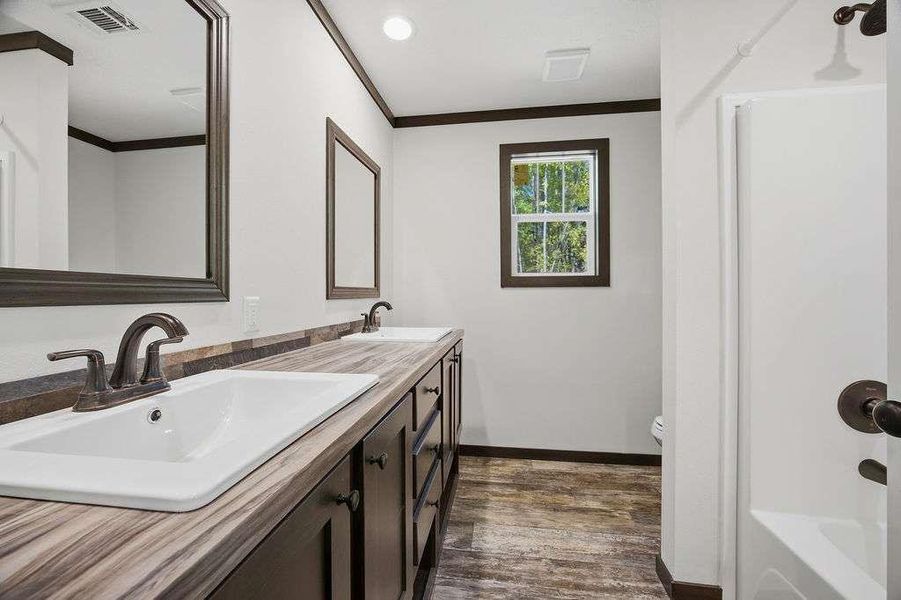 Furnished interior view inside a new home in , Eatonton (Image 12).