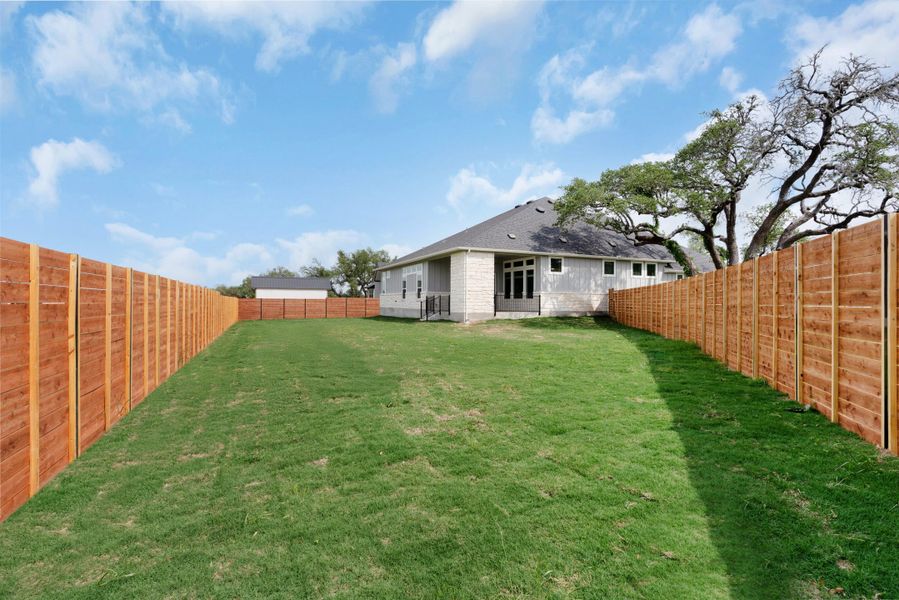 Exterior details and patio area of a home in Broken Oak, Georgetown (Image 4). Exterior details and patio area of a home in Broken Oak, Georgetown (Image 4).