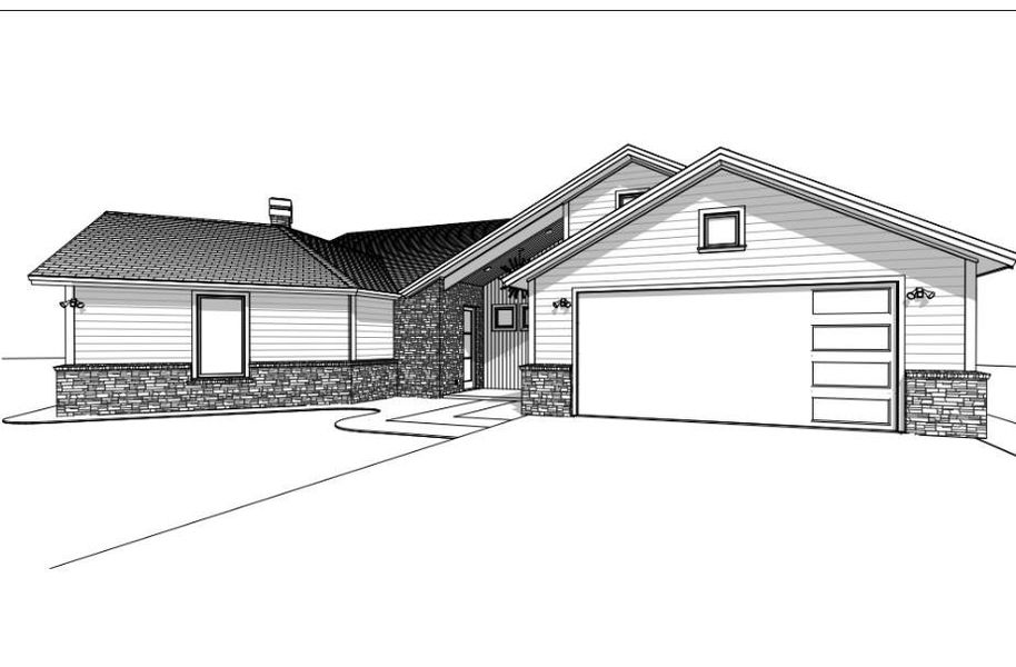 Exterior rendering of this home design in , Edgewood, TX (Image 9). Exterior rendering of this home design in , Edgewood, TX (Image 9).