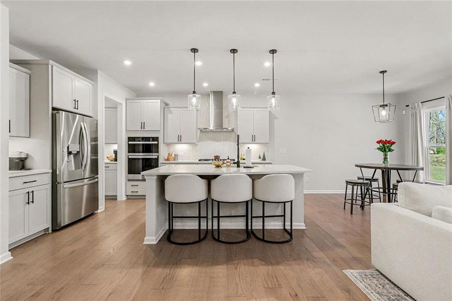 Furnished interior view inside a new home in Pinebrook at Hamilton Mill, Auburn (Image 37). Furnished interior view inside a new home in Pinebrook at Hamilton Mill, Auburn (Image 37).