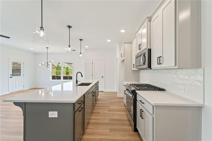 Furnished interior view inside a new home in Wilkins Walk, Mableton (Image 9).