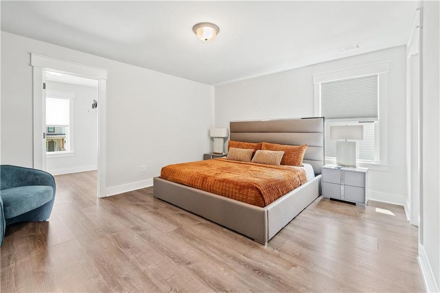 Furnished interior view inside a new home in Springside Reserve, Powder Springs (Image 36). Furnished interior view inside a new home in Springside Reserve, Powder Springs (Image 36).
