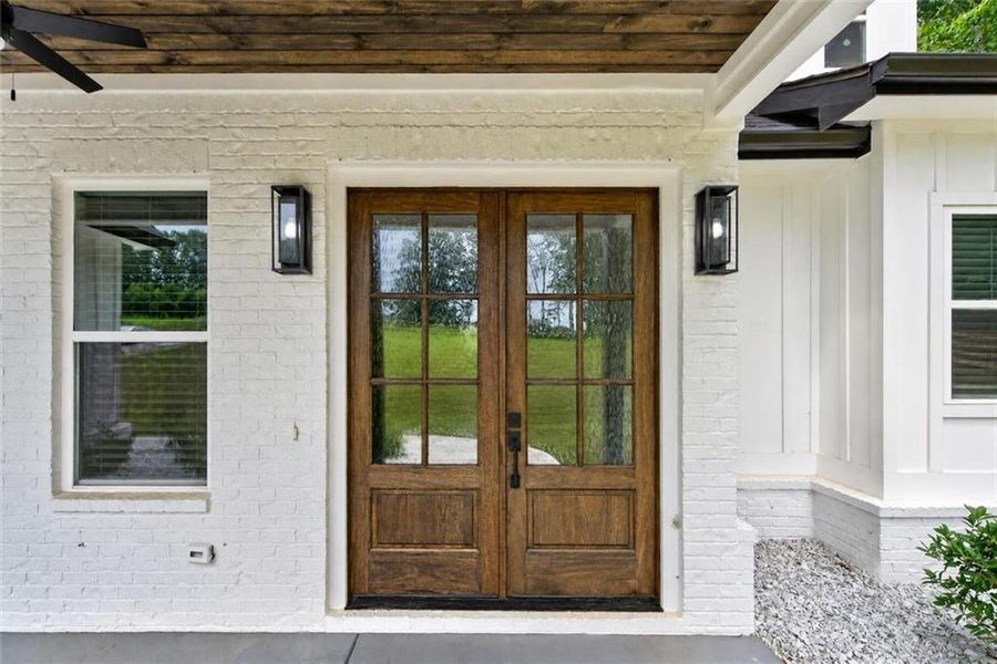 Exterior details and patio area of a home in , Bethlehem (Image 4).