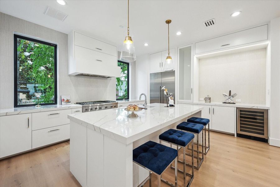 Furnished interior view inside a new home in , Houston (Image 8).
