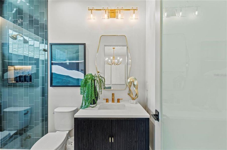 Furnished interior view inside a new home in Shellstone at Waterside, Sarasota (Image 27).
