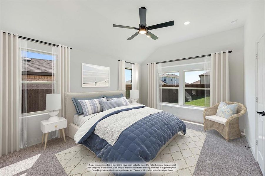 Furnished interior view inside a new home in Waterscape Classic 60s, Royse City (Image 16).